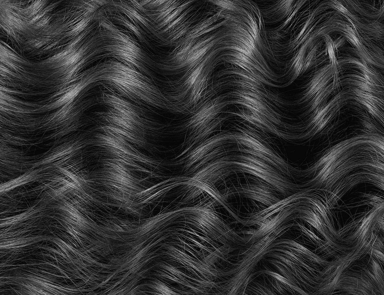 Wavy brown hair texture, close-up view.